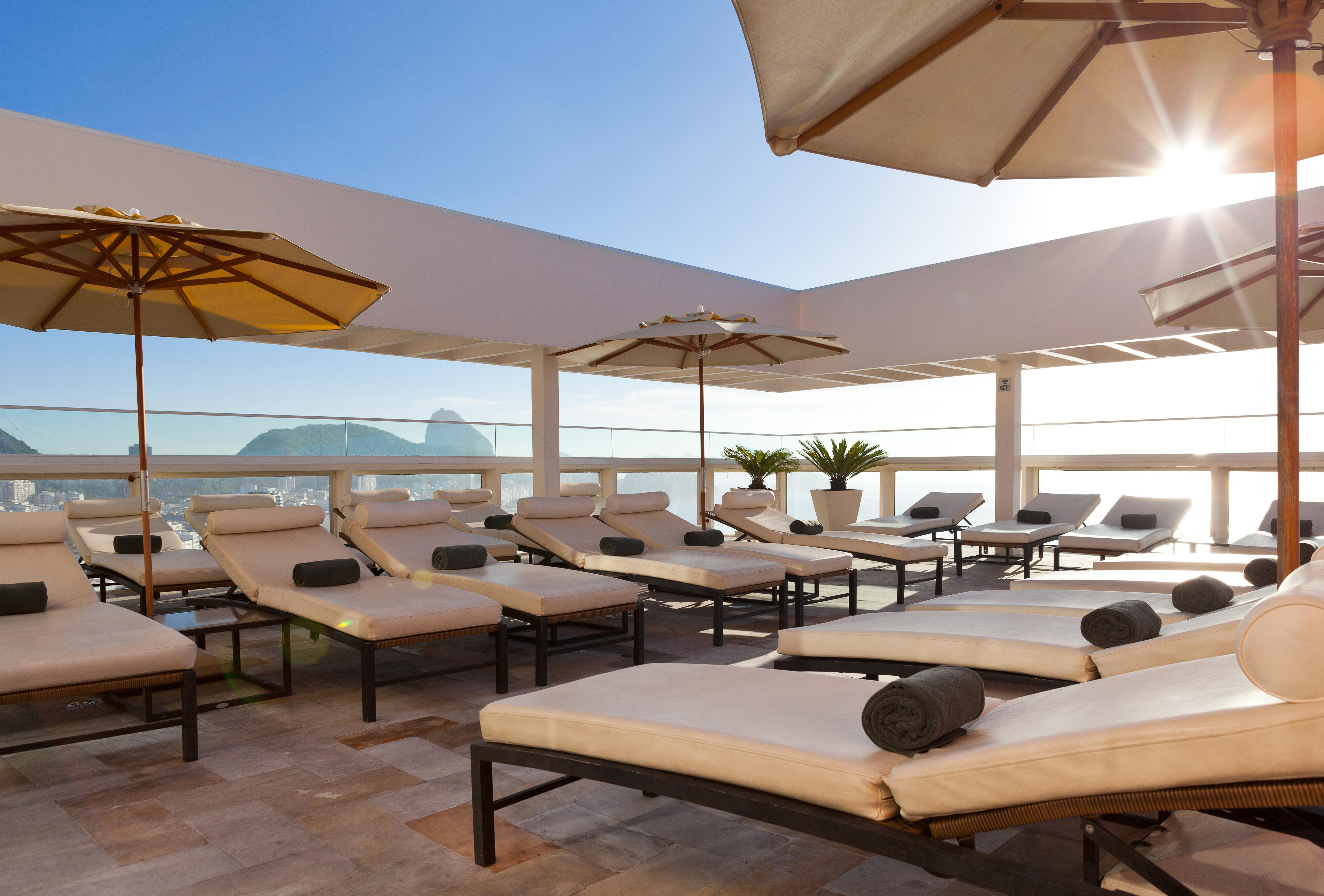 Rio Othon Palace Rio de Janeiro Exterior photo The deck of the hotel