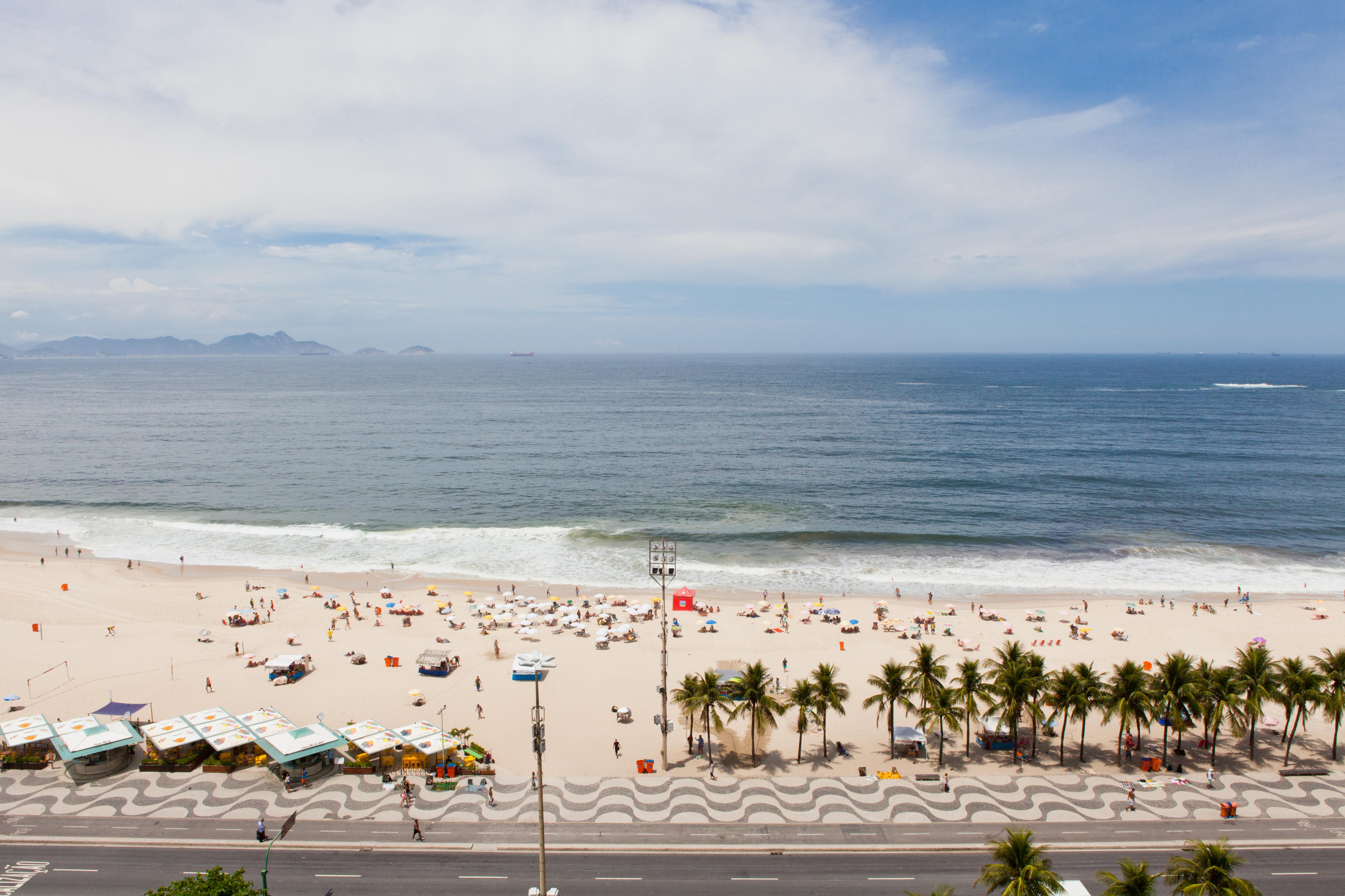 Rio Othon Palace Rio de Janeiro Exterior photo The beach at Copacabana