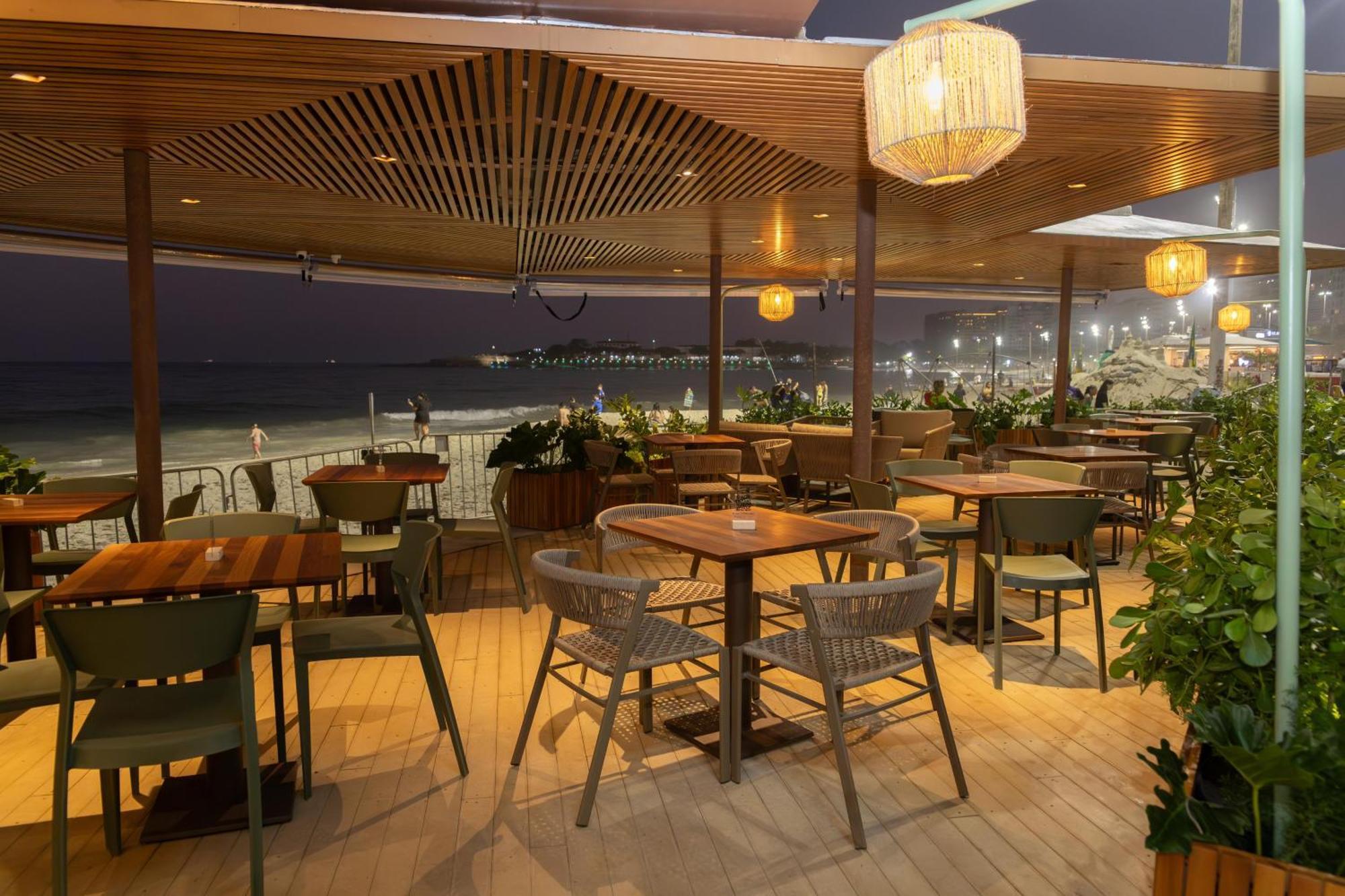 Rio Othon Palace Rio de Janeiro Exterior photo The deck of the restaurant